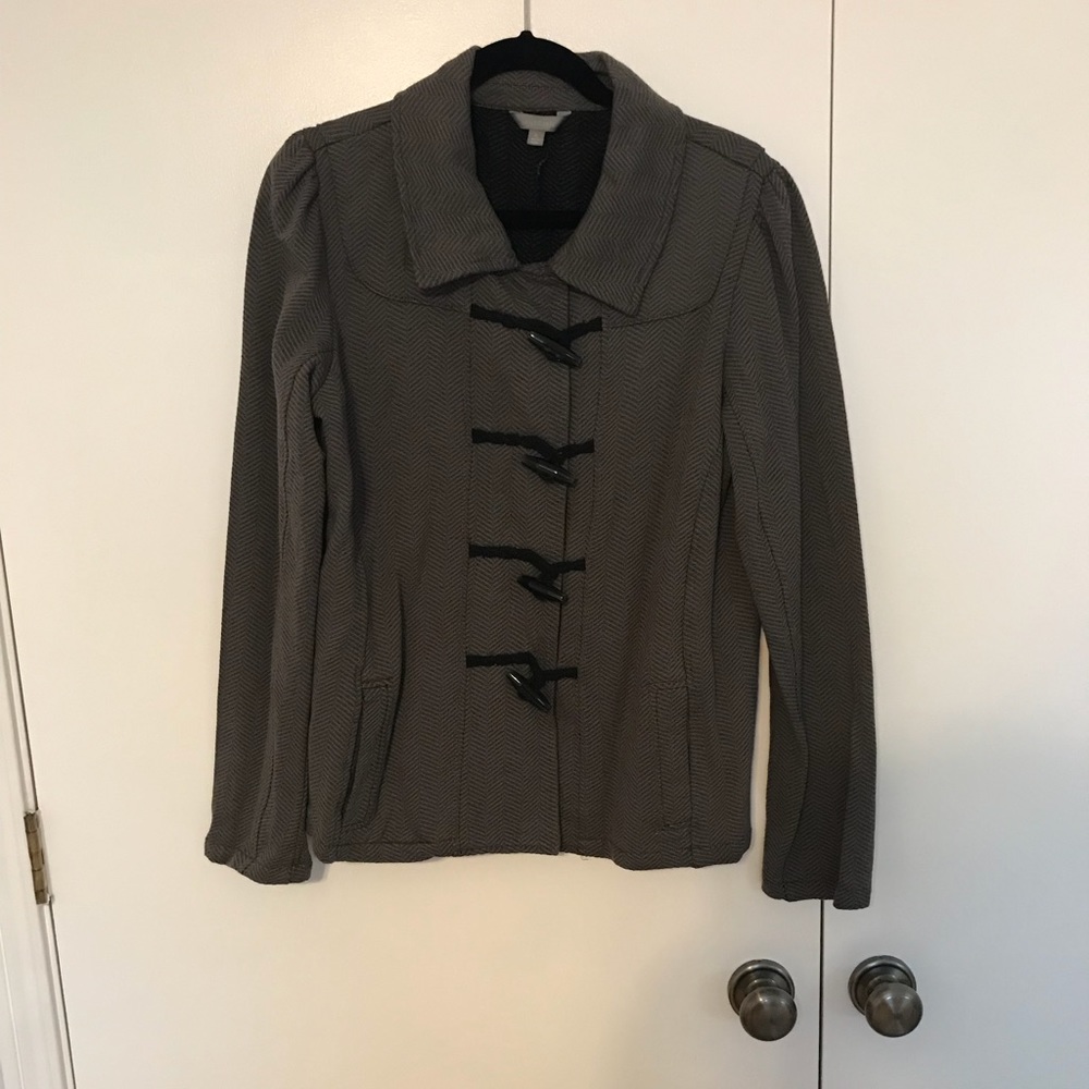 Gray casual jacket